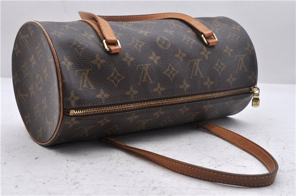 Authentic Louis Vuitton Monogram Papillon 30 Hand Bag M51385 LV 2923D