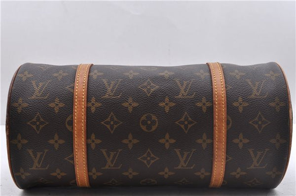 Authentic Louis Vuitton Monogram Papillon 30 Hand Bag M51385 LV 2923D
