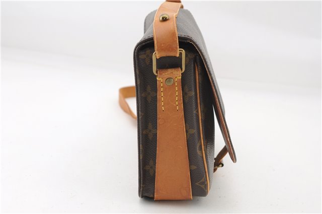 Authentic Louis Vuitton Monogram Cartouchiere MM M51253 Shoulder Cross Bag 2923F
