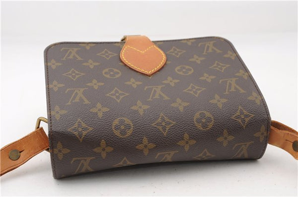 Authentic Louis Vuitton Monogram Cartouchiere MM M51253 Shoulder Cross Bag 2923F