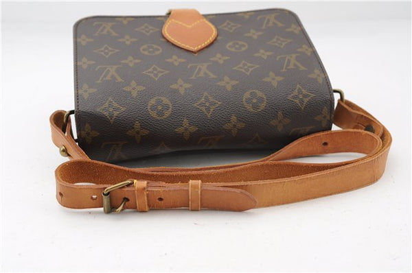 Authentic Louis Vuitton Monogram Cartouchiere MM M51253 Shoulder Cross Bag 2923F