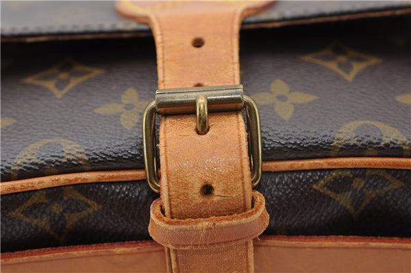 Authentic Louis Vuitton Monogram Cartouchiere MM M51253 Shoulder Cross Bag 2923F