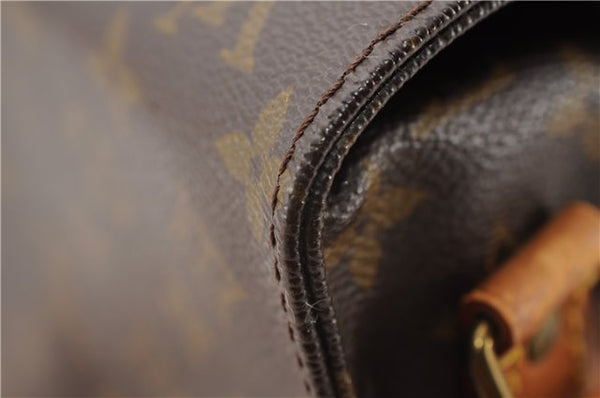 Authentic Louis Vuitton Monogram Cartouchiere MM M51253 Shoulder Cross Bag 2923F