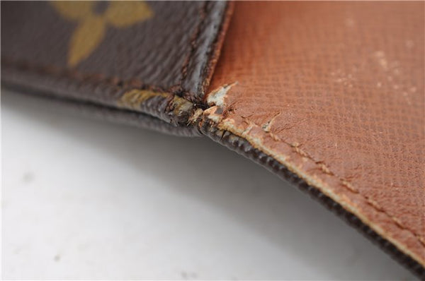 Authentic Louis Vuitton Monogram Cartouchiere MM M51253 Shoulder Cross Bag 2923F