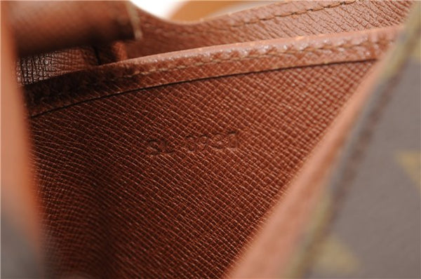 Authentic Louis Vuitton Monogram Cartouchiere MM M51253 Shoulder Cross Bag 2923F