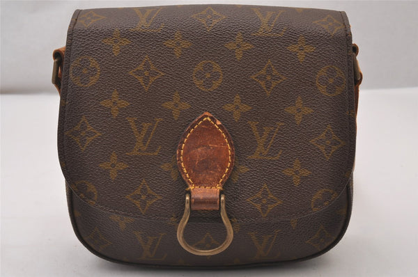 Auth Louis Vuitton Monogram Saint Cloud MM Shoulder Cross Bag Old Model LV 2923I