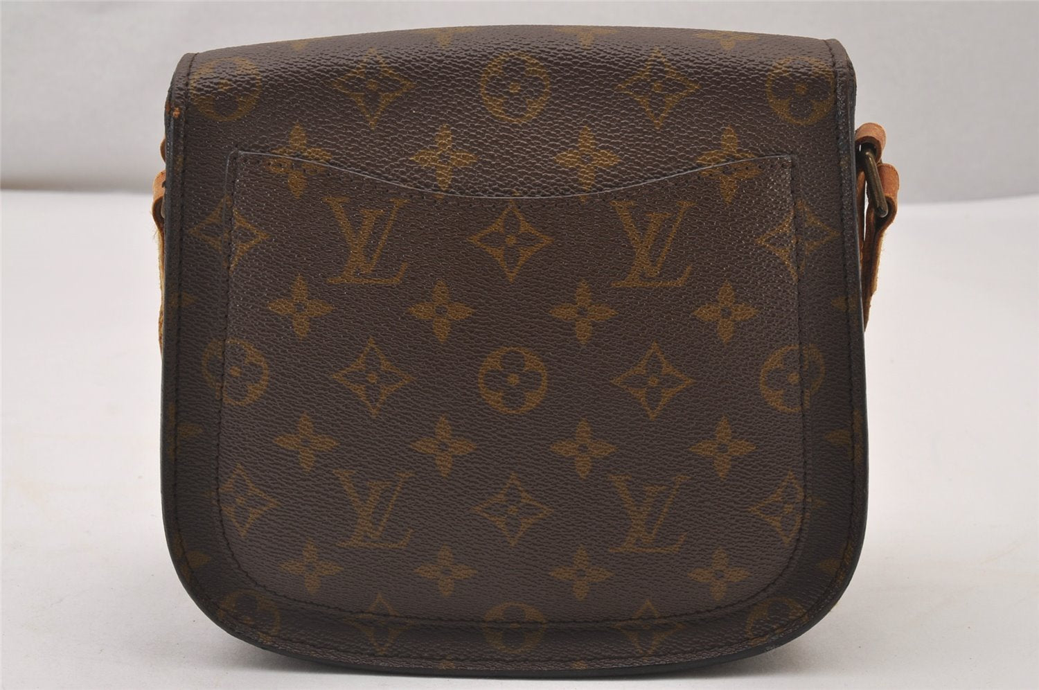 Auth Louis Vuitton Monogram Saint Cloud MM Shoulder Cross Bag Old Model LV 2923I