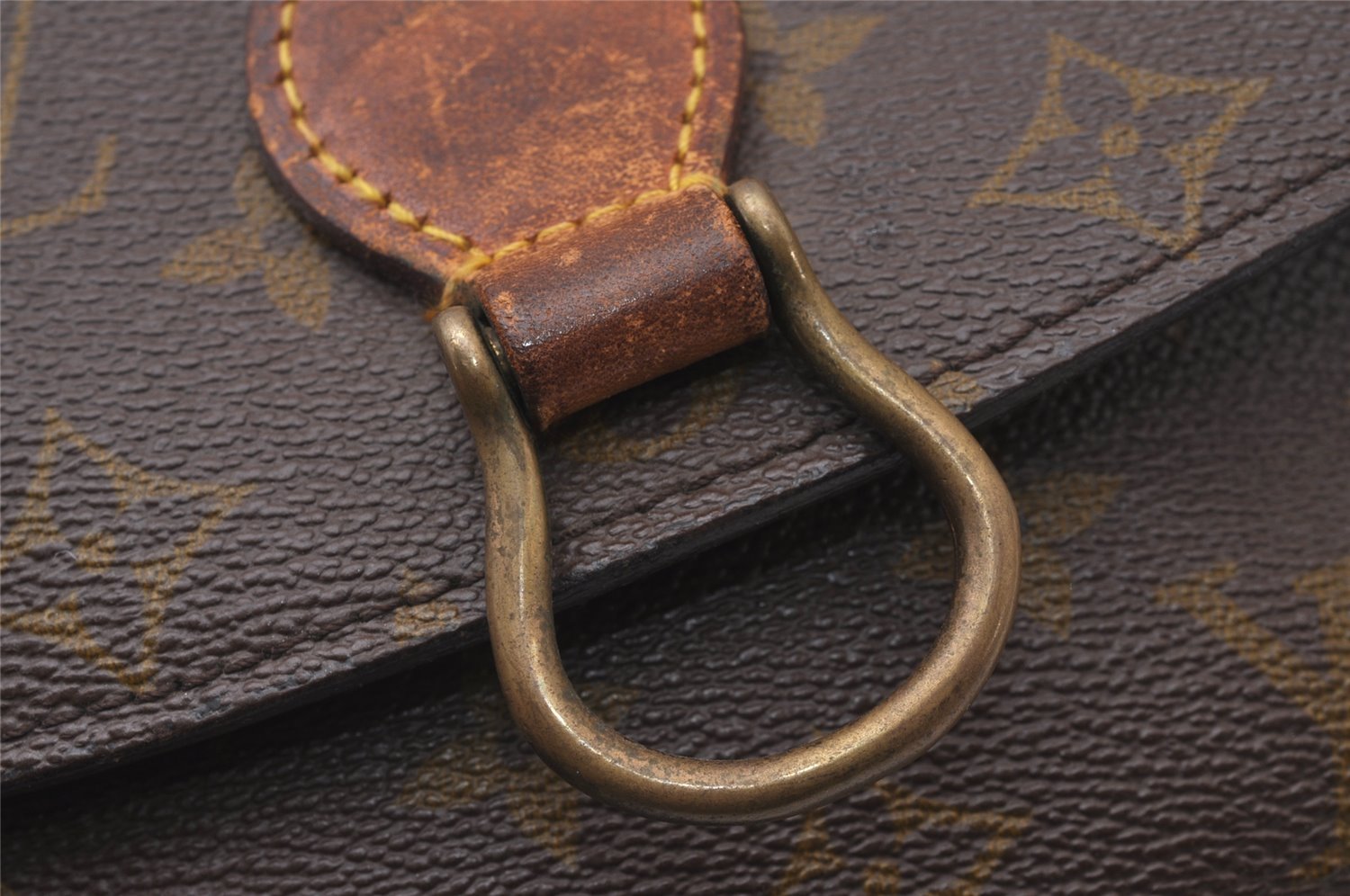 Auth Louis Vuitton Monogram Saint Cloud MM Shoulder Cross Bag Old Model LV 2923I