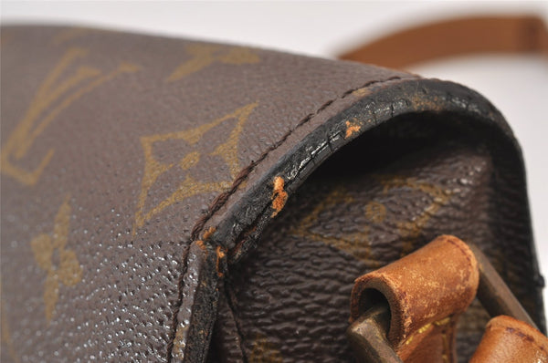 Auth Louis Vuitton Monogram Saint Cloud MM Shoulder Cross Bag Old Model LV 2923I