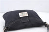 Authentic FENDI Mamma Baguette Shoulder Hand Bag Canvas Navy Blue 2924D