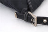 Authentic FENDI Mamma Baguette Shoulder Hand Bag Canvas Navy Blue 2924D