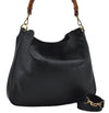 Authentic GUCCI Bamboo Vintage 2Way Shoulder Tote Bag Leather Black Junk 2924E