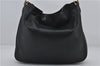 Authentic GUCCI Bamboo Vintage 2Way Shoulder Tote Bag Leather Black Junk 2924E