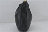 Authentic GUCCI Bamboo Vintage 2Way Shoulder Tote Bag Leather Black Junk 2924E