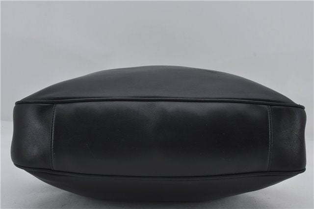 Authentic GUCCI Bamboo Vintage 2Way Shoulder Tote Bag Leather Black Junk 2924E