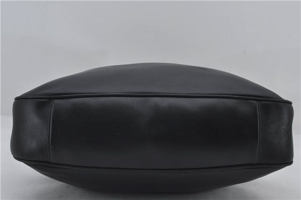 Authentic GUCCI Bamboo Vintage 2Way Shoulder Tote Bag Leather Black Junk 2924E