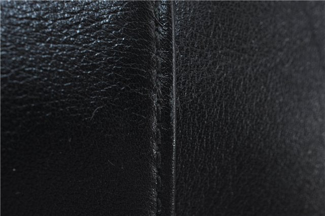 Authentic GUCCI Bamboo Vintage 2Way Shoulder Tote Bag Leather Black Junk 2924E