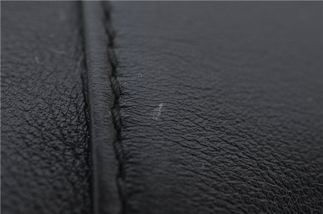 Authentic GUCCI Bamboo Vintage 2Way Shoulder Tote Bag Leather Black Junk 2924E