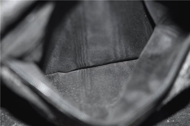 Authentic GUCCI Bamboo Vintage 2Way Shoulder Tote Bag Leather Black Junk 2924E