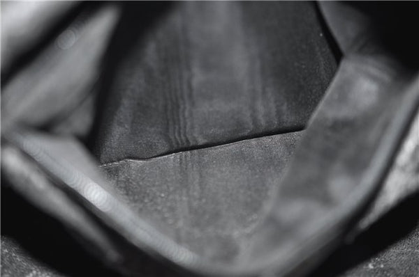 Authentic GUCCI Bamboo Vintage 2Way Shoulder Tote Bag Leather Black Junk 2924E