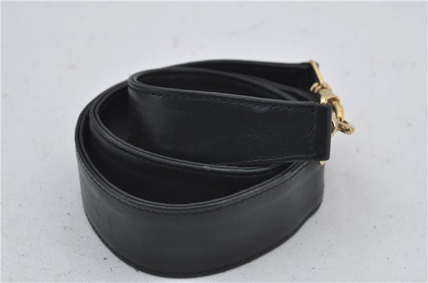 Authentic GUCCI Bamboo Vintage 2Way Shoulder Tote Bag Leather Black Junk 2924E