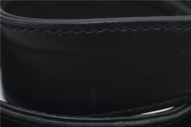 Authentic GUCCI Bamboo Vintage 2Way Shoulder Tote Bag Leather Black Junk 2924E