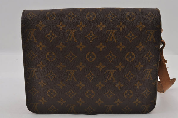 Auth Louis Vuitton Monogram Cartouchiere GM Shoulder Bag Old Model Junk 2924I