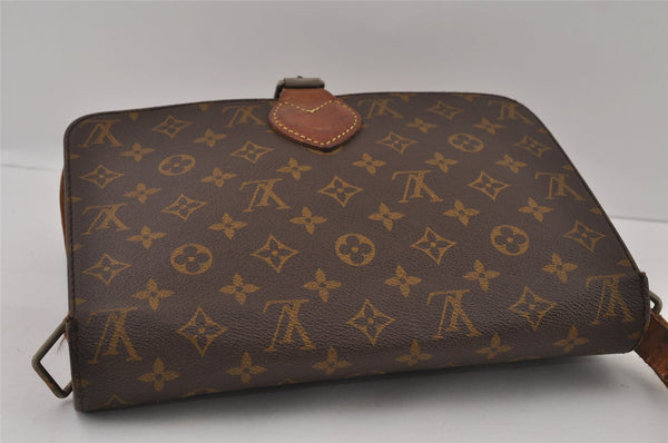 Auth Louis Vuitton Monogram Cartouchiere GM Shoulder Bag Old Model Junk 2924I
