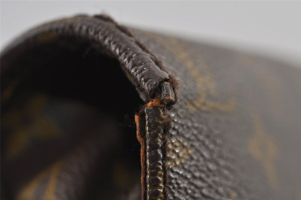 Auth Louis Vuitton Monogram Cartouchiere GM Shoulder Bag Old Model Junk 2924I