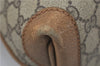 Authentic GUCCI Vintage Shoulder Tote Bag Purse GG PVC Leather Brown 2925E