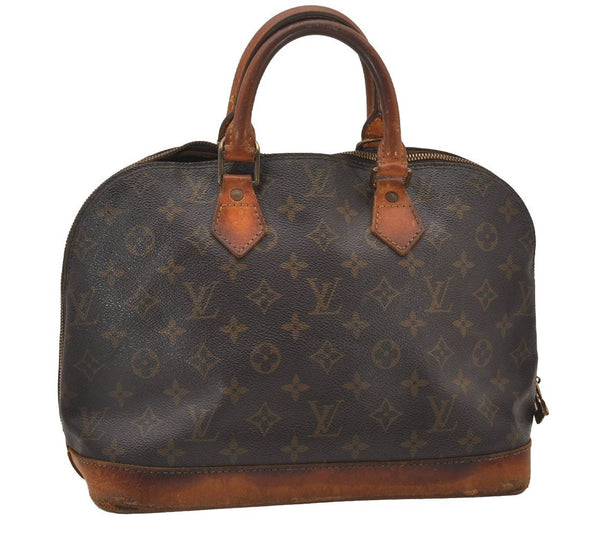 Authentic Louis Vuitton Monogram Alma Hand Bag Purse M51130 LV Junk 2926I
