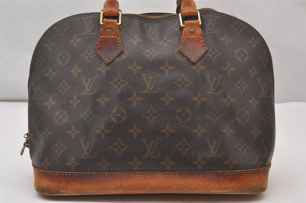 Authentic Louis Vuitton Monogram Alma Hand Bag Purse M51130 LV Junk 2926I