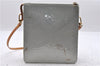 Authentic Louis Vuitton Vernis Mott Shoulder Hand Bag Silver M91030 LV 2927D