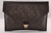 Authentic Louis Vuitton Monogram Poche Plate Documents Case M53522 LV 2927I
