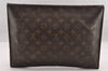 Authentic Louis Vuitton Monogram Poche Plate Documents Case M53522 LV 2927I