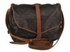 Authentic Louis Vuitton Monogram Saumur 35 Shoulder Cross Bag M42254 Junk 2928I