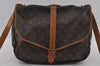 Authentic Louis Vuitton Monogram Saumur 35 Shoulder Cross Bag M42254 Junk 2928I