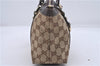 Authentic GUCCI Abbey Shoulder Tote Bag GG Canvas Leather 141471 Brown 2929D