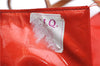 Authentic Louis Vuitton Vernis Reade GM Hand Bag Red M91084 LV 2929E