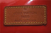 Authentic Louis Vuitton Vernis Reade GM Hand Bag Red M91084 LV 2929E