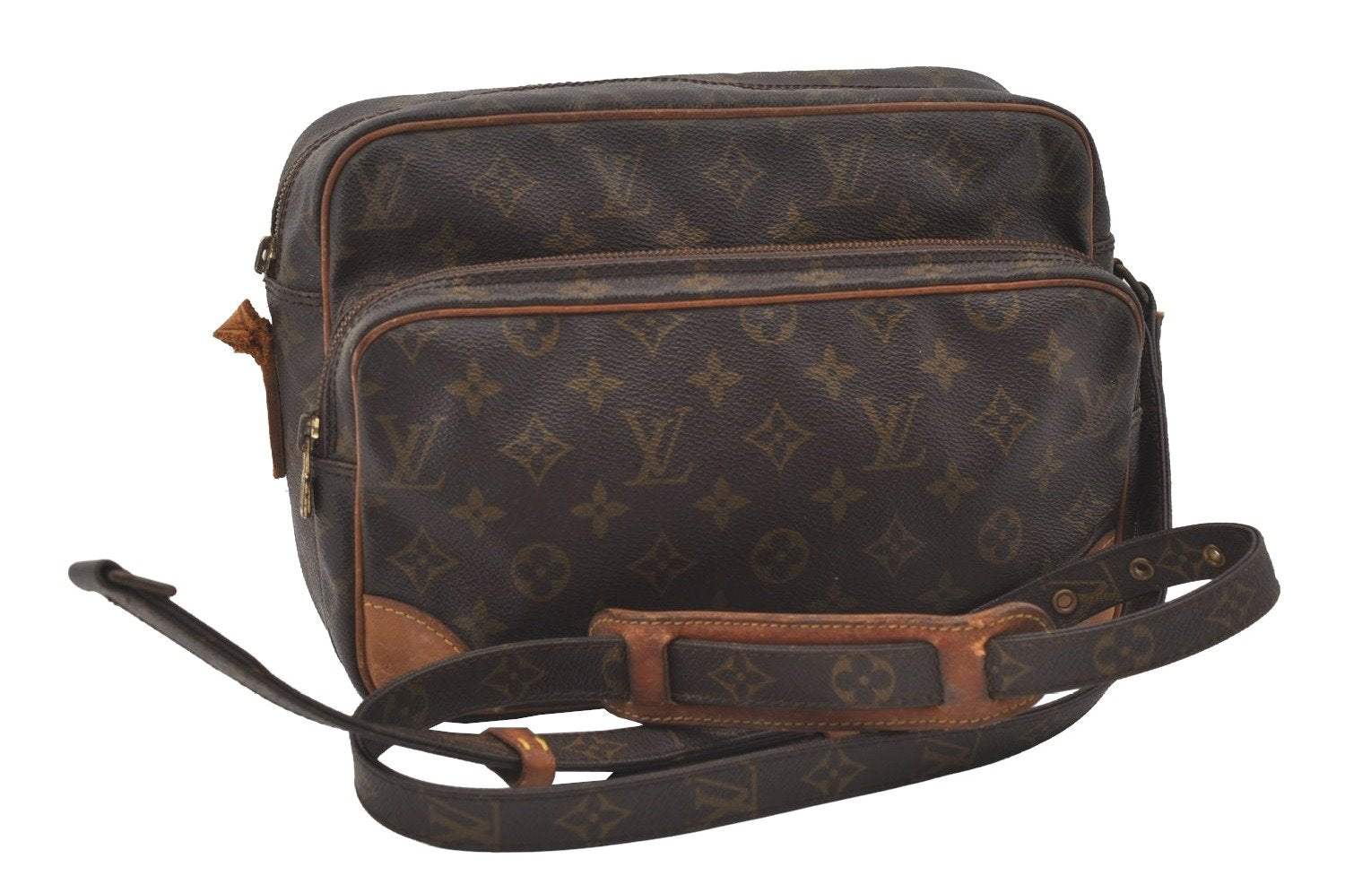 Authentic Louis Vuitton Monogram Nile Shoulder Cross Body Bag M45244 Junk 2929I