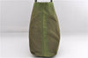 Authentic PRADA Vintage Nylon Tessuto City Shoulder Tote Bag B4681 Green 2930E
