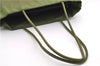 Authentic PRADA Vintage Nylon Tessuto City Shoulder Tote Bag B4681 Green 2930E