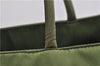 Authentic PRADA Vintage Nylon Tessuto City Shoulder Tote Bag B4681 Green 2930E
