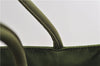 Authentic PRADA Vintage Nylon Tessuto City Shoulder Tote Bag B4681 Green 2930E