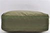 Authentic PRADA Vintage Nylon Tessuto City Shoulder Tote Bag B4681 Green 2930E