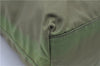 Authentic PRADA Vintage Nylon Tessuto City Shoulder Tote Bag B4681 Green 2930E