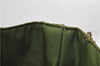 Authentic PRADA Vintage Nylon Tessuto City Shoulder Tote Bag B4681 Green 2930E