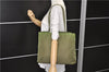 Authentic PRADA Vintage Nylon Tessuto City Shoulder Tote Bag B4681 Green 2930E