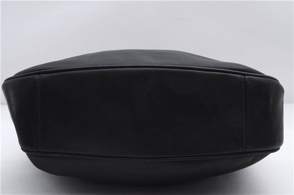 Authentic GUCCI Bamboo 2Way Shoulder Hand Bag Purse Leather Black Junk 2931E